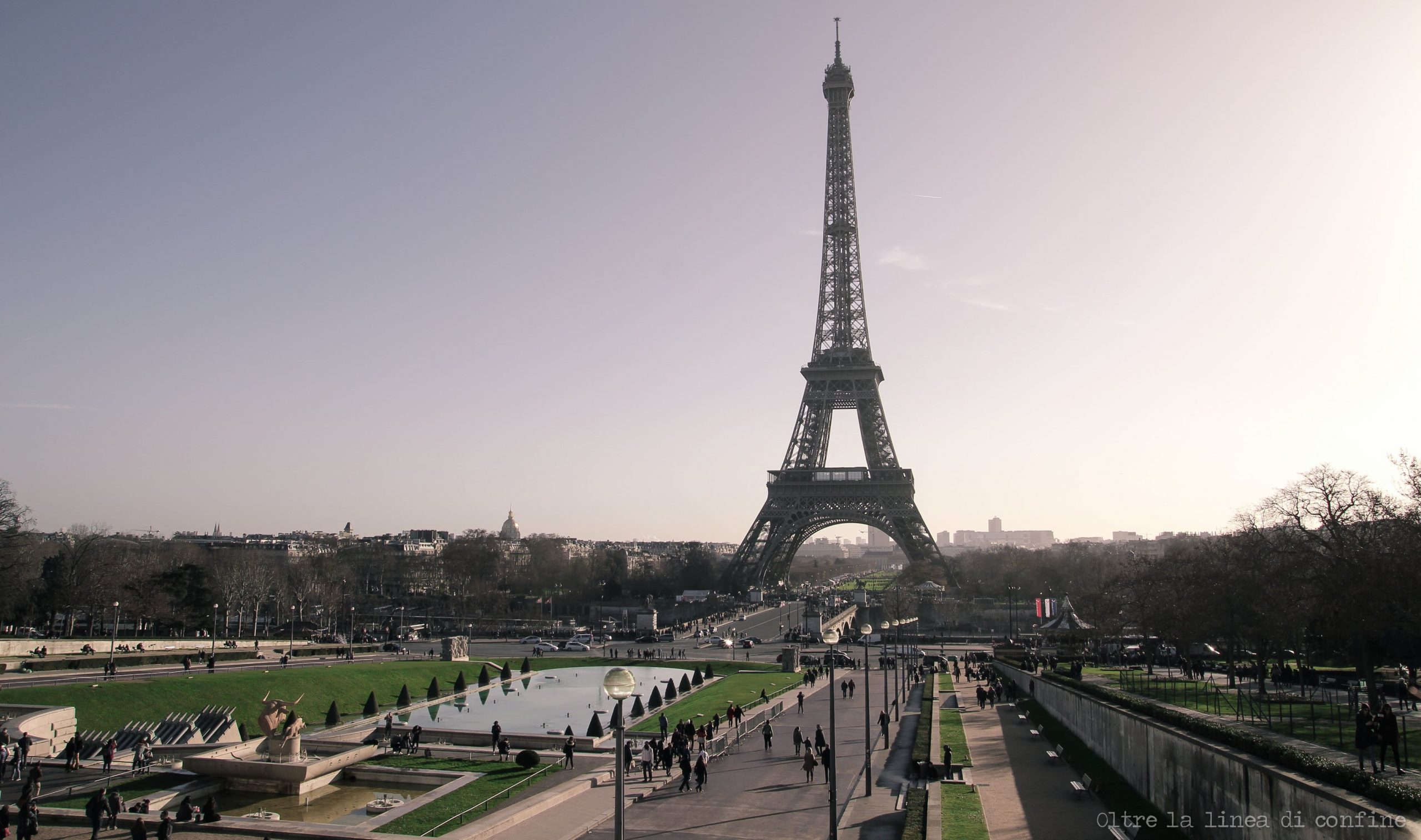 Parigi Trocadero Tour Eiffel