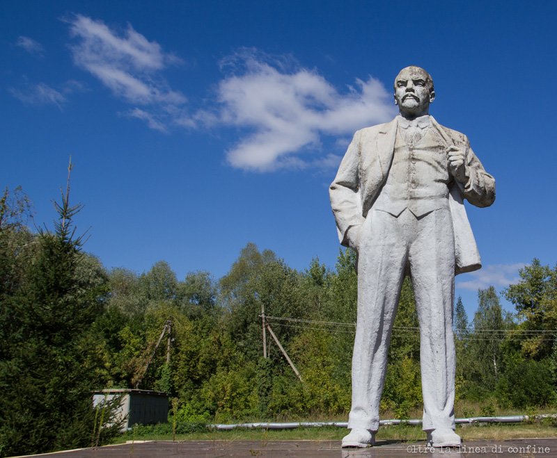 Chernobyl Oggi Statua di Lenin