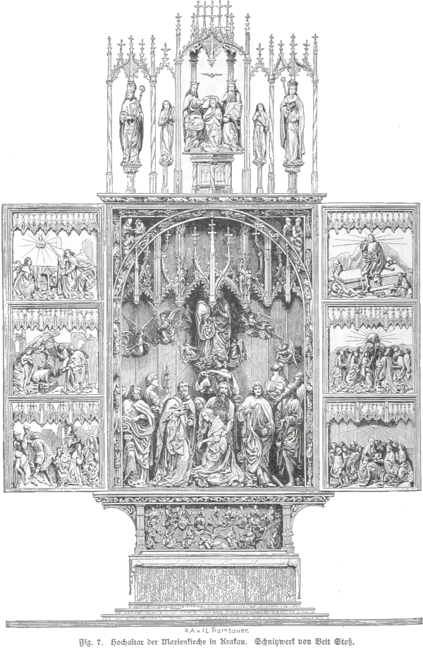 Altare di Veit Stoss nella Basilica di Santa Maria a Cracovia