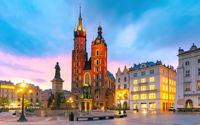 Basilica di Santa Maria Cracovia Polonia