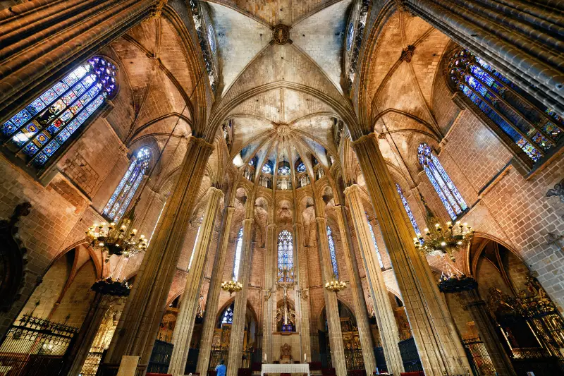 Basilica di Santa Maria del Mar Barcellona Barrio Gotico