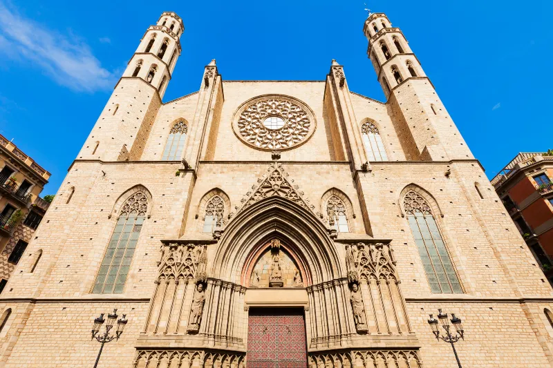 Basilica di Santa Maria del Mar Barcellona Quartiere Gotico