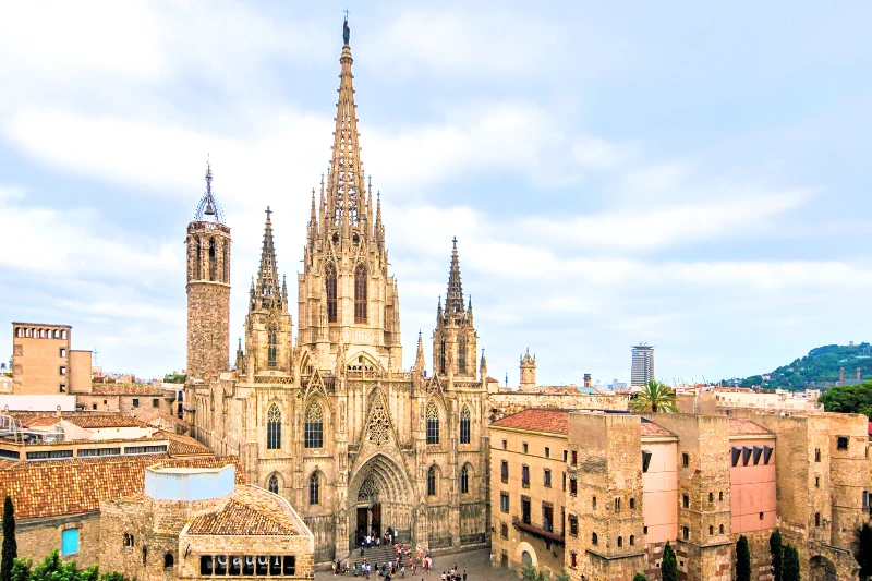 Cattedrale di Barcellona Barrio Gotico