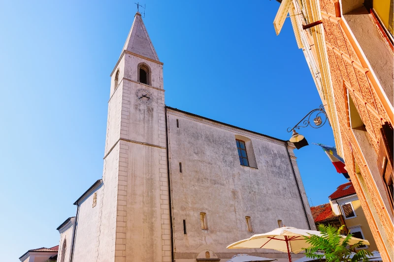 Izola Istria Slovenia Chiesa di Santa Maria d'Alieto