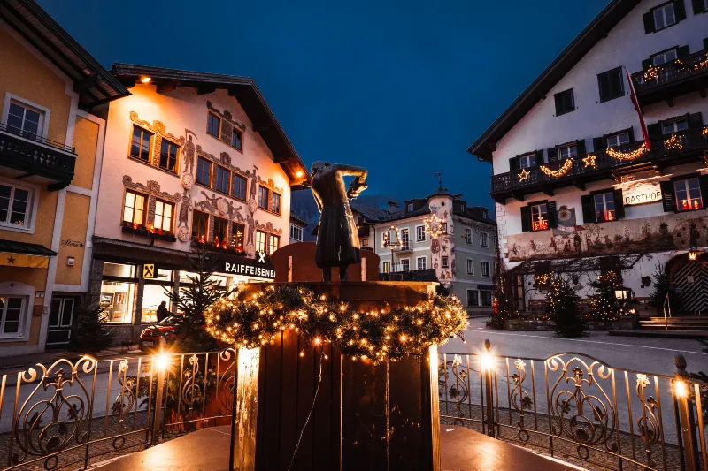 Sankt Gilgen Austria Salisburgo Natale