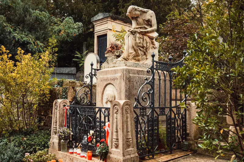Cimitero Père Lachaise Tomba Chopin