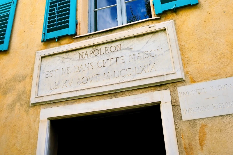 Casa di Napoleone Ajaccio Corsica
