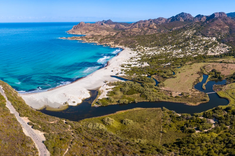 Spiaggia di Ostriconi Corsica Deserto Agriate