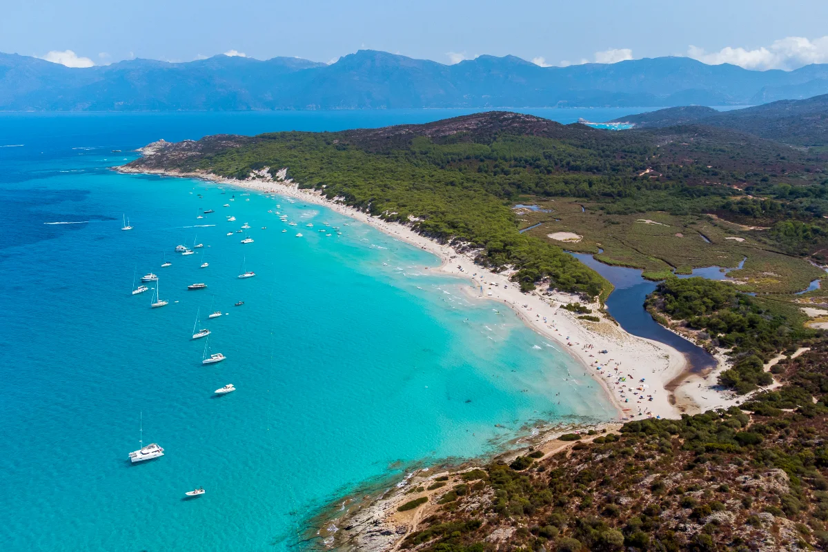 Spiaggia di Saleccia Corsica nel Deserto dell'Agriate - Spiagge della Corsica